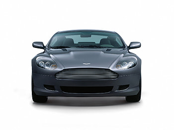 Auto, Aston Martin, Cars, Front View, Style, 2004, Db9, Metallic Gray, Grey Metallic HD wallpaper