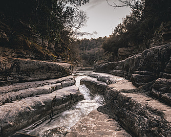 Landscape, Nature, Rivers, Rocks, Flow, Creek, Brook HD wallpaper