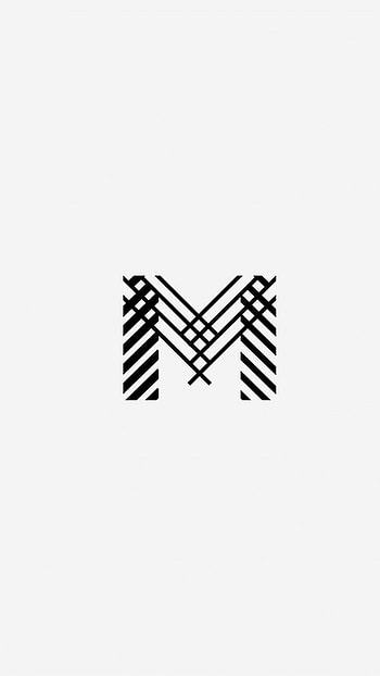 M Letter, Creative Letter HD phone wallpaper