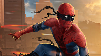 Ninja Spider Man, spiderman, superheroes, artwork, digital-art, art, artstation HD wallpaper