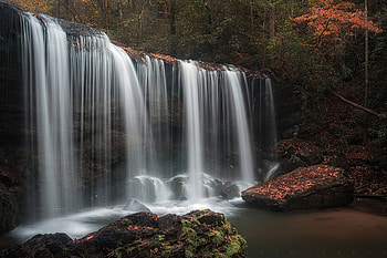 Autumn At Brasstown Falls , waterfall, nature HD wallpaper