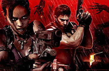 resident evil 5, chris and sheva, re 5 HD wallpaper