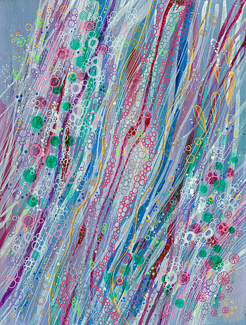 Abstract, Patterns, Circles, Lines, Watercolor HD phone wallpaper