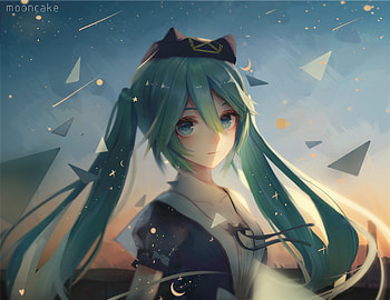 Hatsune Miku Vocaloid Anime , hatsune-miku, vocaloid, anime, anime-girl, artist, artwork, digital-art HD wallpaper