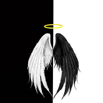 Kanat, sanat_bakis, karanlik_aydinlik HD phone wallpaper