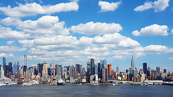 Downtown, New York Skyline HD wallpaper
