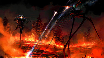 War of the Worlds, Intense atmosphere, Chilling suspense, Thrilling HD wallpaper