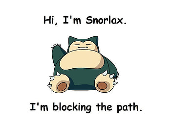 snorlax, anime, video game, pokemon HD wallpaper