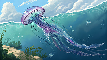 Stunning Jellyfish in Ultra, jellyfish, ocean, underwater, marine life, aquatic HD wallpaper