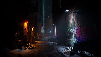 Vampire The Masquerade Bloodlines 2 - Dark Alley Background, video game, Vampire: The Masquerade - Bloodlines 2 HD wallpaper