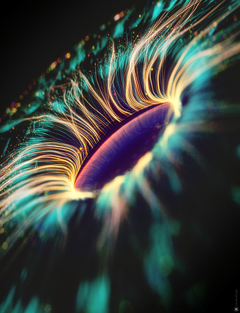 Fractal, eye, pupil HD phone wallpaper
