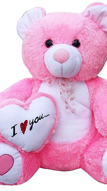 Beautiful Teddy Bear, Pink, Teddy Bear HD phone wallpaper