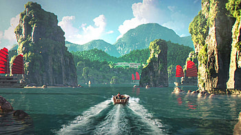 007 First Light — Tropical Bay Video Game, James Bond HD wallpaper