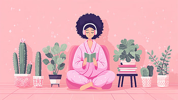 Ultra : Woman Embracing Self-Care in Calm Serenity, woman, meditation, heads, indoor plants HD wallpaper