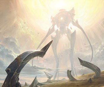 Basic Land — Planes, The Brothers' War expansion, man made, Magic: The Gathering HD wallpaper