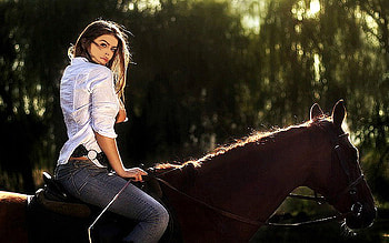 Can You Ride?.., style, horse, cowgirl, fun, brunettes, fashion, outdoors, ranch, girls, women, models, boots, western, female HD wallpaper