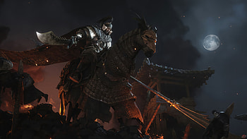 Where Winds Meet: Midnight Charger — RPG Horseback Duel, Video Game, Game Screenshot, Horse Riding HD wallpaper