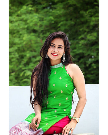 Kanchan bamne, Telugu actress, aqua, face HD phone wallpaper