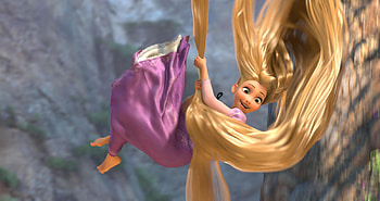 Rapunzel Animation, Flying adventure, Sky-high view, Magical journey HD wallpaper