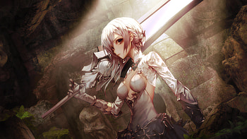 Video game, sinoalice, anime, girl warrior HD wallpaper