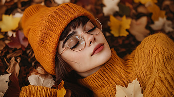 Cozy Autumn Vibes: A Ultra, cozy autumn aesthetic, woman, Autumn, Cozy, fashion HD wallpaper