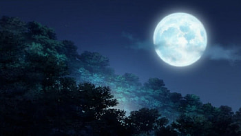 The Moon, Forest, Manga, Anime, Night, Final Act, InuYasha, Screenshot, 11 HD wallpaper
