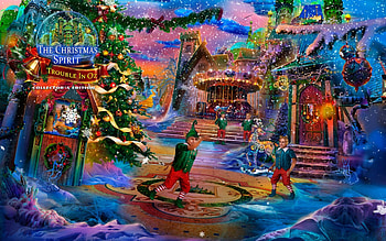 The Christmas Spirit - Trouble in Oz05, hidden object, fun, video games, cool, puzzle HD wallpaper