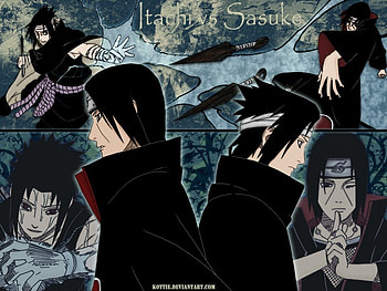 sasuke vs itachi, sasuke, naruto, itachi, anime HD wallpaper