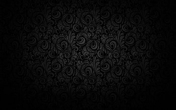Black Floral Texture Pattern Design HD wallpaper
