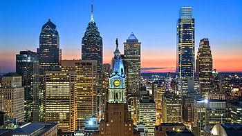 Philadelphia Skyline, Alumni clubs, Foster connections, Furman University HD wallpaper
