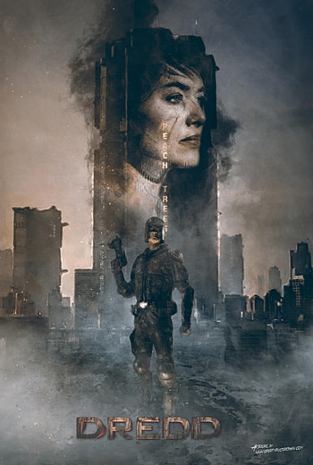 Dredd 2012 movie, Post-apocalyptic world, Bleak future, Dystopian society HD phone wallpaper