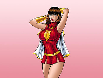 Mary Marvel, sister, hero, dc, shazam HD wallpaper