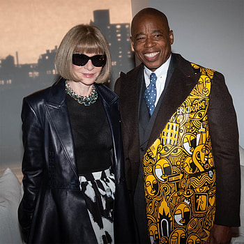 Anna Wintour, Mayor Eric Adams, Ralph Lauren NYC is Back event, Celebrity gig magazine HD phone wallpaper