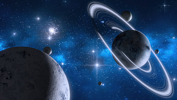 Beautiful Blue Planets , planet, space, digital-universe, artist, artwork, digital-art, deviantart HD wallpaper