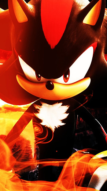 Shadow The Hedgehog, Knuckles, Fire Theme HD phone wallpaper