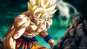 Super Saiyan Son Goku Dragon Ball Z , dragon-ball-z, goku, dragon-ball, artist, artwork, digital-art, anime, deviantart HD wallpaper