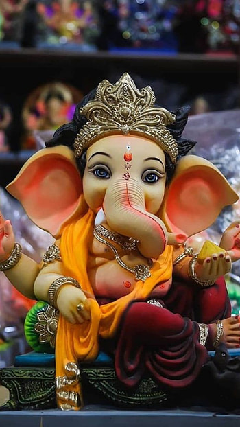 Ganesha, bappa, art, deva, devotional, lord, dev bappa, siddhivinayak, spiritual, ganesh, cute, god HD phone wallpaper