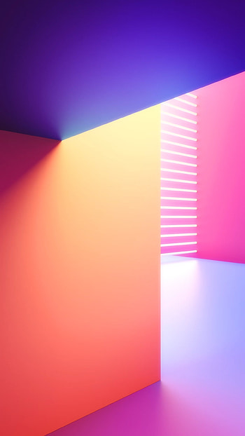Geometrical, gradients, colorful HD phone wallpaper