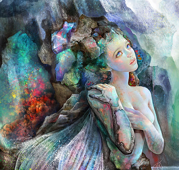 Opal fairy, luminos, girl, opal, frumusete, art, dreamingfire rotheus, gorgeous, dreamingfire, rotheus, superb, fairy, fantasy, rothrus HD wallpaper