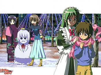 Sakuya and Isumi having fun, sakuya, hayate, anime, isumi HD wallpaper