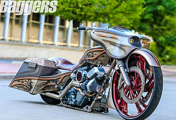 2015-Bagger-Build-Off - Pete-Schraeger, Paint, Custom, Bagger, Bike HD wallpaper