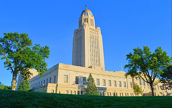 Nebraska state capitol, , background HD wallpaper