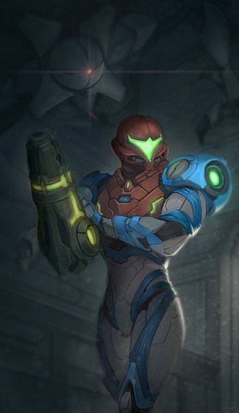 Metroid Dread, Alien menace, Intense exploration, Power suit battles HD phone wallpaper