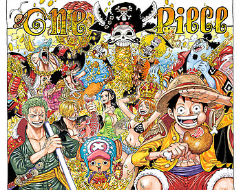 Straw Hats Pirates Cover Page One Piece, Anime, One Piece HD wallpaper