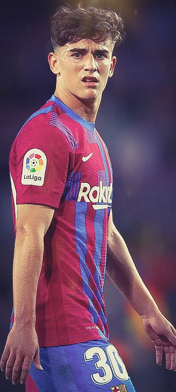Gavi, spain, barca, barcelona, laliga, midfielder, football, ucl HD phone wallpaper