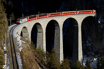 Nature, Stones, Height, Bridge, Bricks, Railway, Train, Racks, Rack HD wallpaper