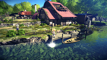 Star Ocean The Second Story R - Idyllic Village Scene, video game, Star Ocean: The Second Story R HD wallpaper