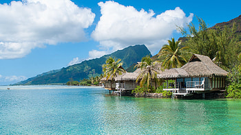 French Polynesia, Main island, Tahiti, Pacific paradise HD wallpaper