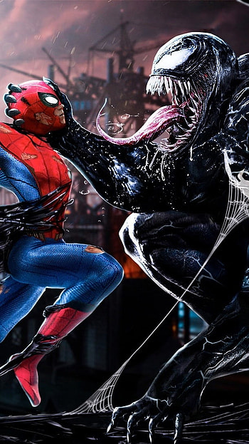 Venom, Venom VS Spiderman HD phone wallpaper