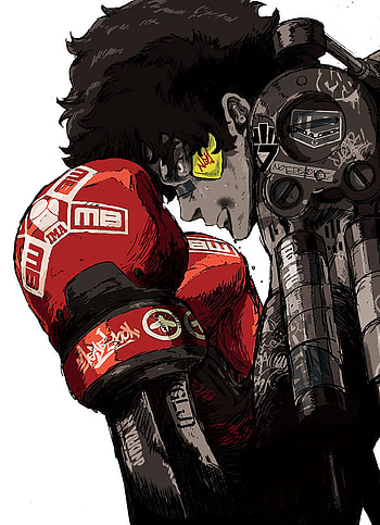 Megalo Box, , Futuristic boxing, Cool anime art HD phone wallpaper